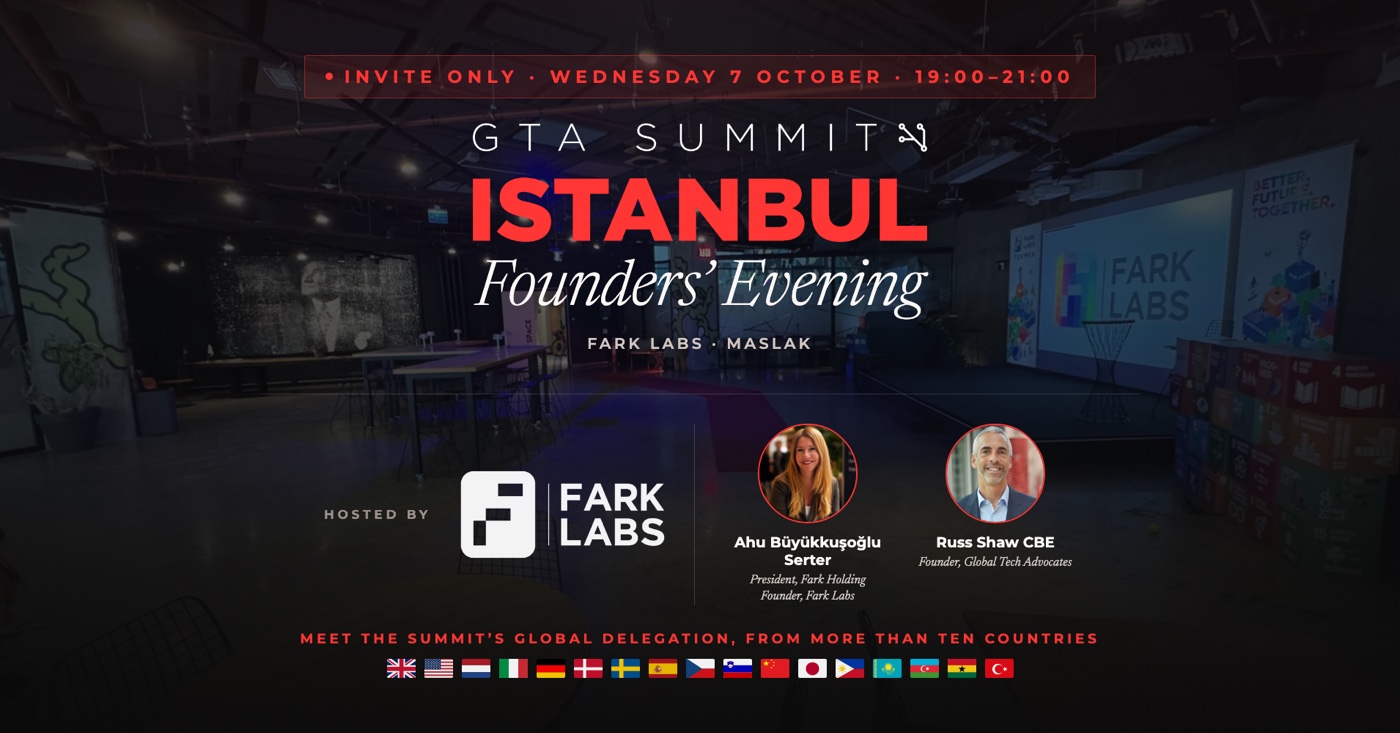 Founders’ Evening, 7 October, hosted by Fark Labs