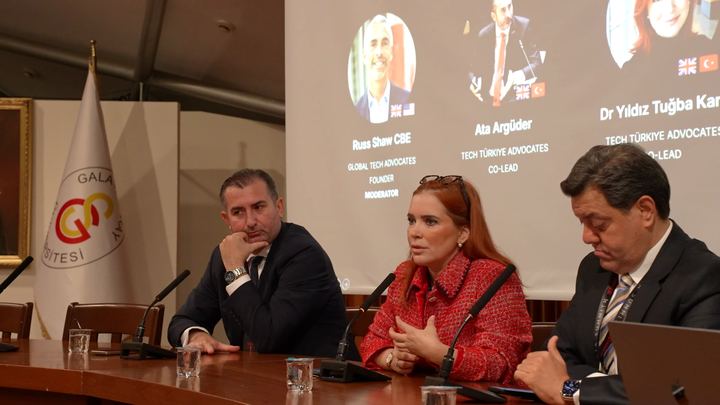 Ata Argüder, Dr Yıldız Tuğba Kara and Baran Kılıçer, Co-Leads of Tech Türkiye Advocates