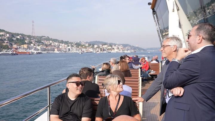 On the water after Bridge Day