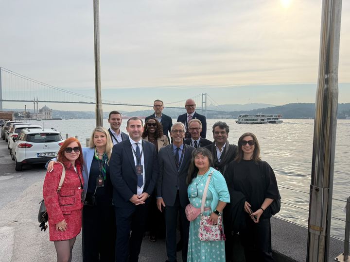On the waterfront before Bridge Day, the Bosphorus Bridge behind