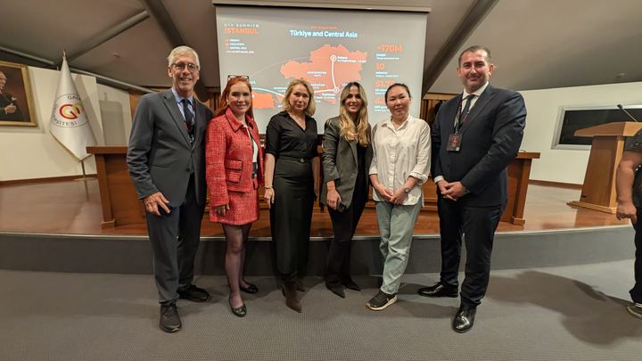 The Tech Türkiye Advocates team with Russ Shaw CBE after the deep dive