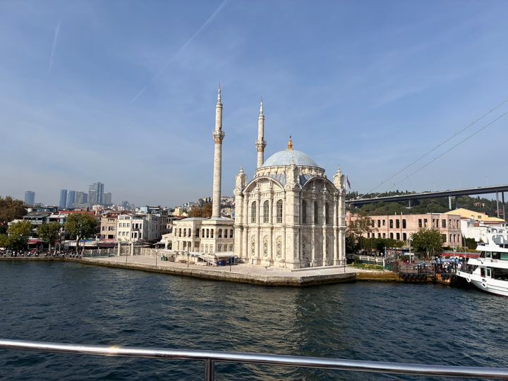 Ortaköy Mosque from the water