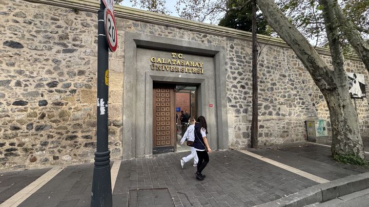The gate of Galatasaray Üniversitesi