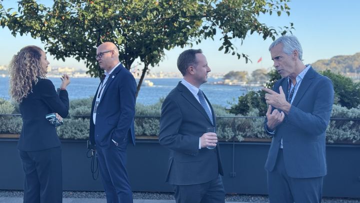 Delegates in the Herb Garden