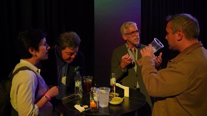Russ Shaw CBE with guests